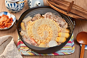 Budae jjigae Korean Army Stew photo