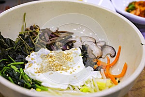 Korean food, Mixed Rice Bibimbab ,korean food traditional