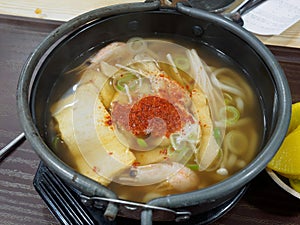 Korean food - Udon in bowl
