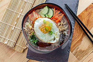 Korean Food Vegetarian Bibimbap