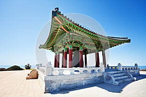 Korean Friendship Bell housed in grand belfry