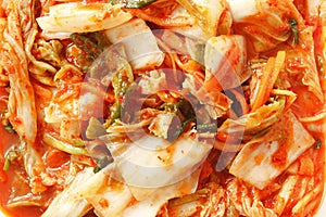 Korean Gimchi made by mix vegetable photo