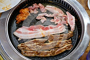 Korean Grilled Pork and Beef BBQ