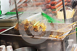 Korean local food, Oden at the market