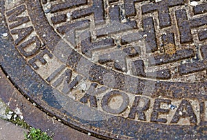 Korean manhole photo