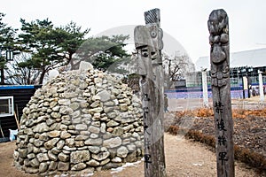 Korean old Grave yard