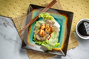 Korean Sandwhich Lettuce Wrap