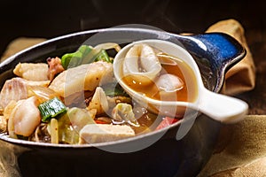 Korean Seafood Stew photo