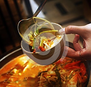 Korean soup photo