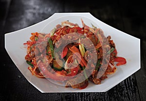 Korean spicy traditional food