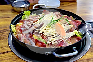 Korean-Style Hot Pot