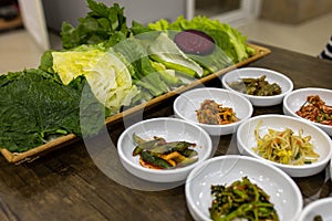 Korean style Various side dishes