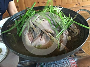 Korean Traditional Chicken Soup â€œSam-Gye-Tangâ€