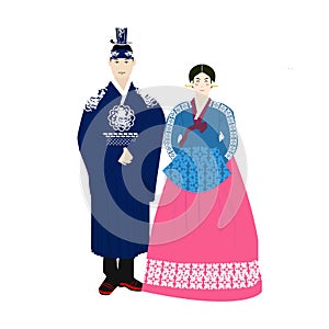 korean traditional wedding clothes