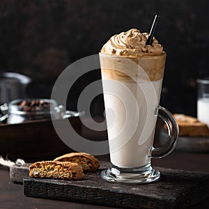 Korean whipped coffee Dalgona