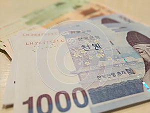 Korean Won Bank Notes