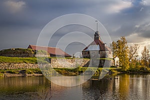 Korela stronghold on the island at Vuoksa river