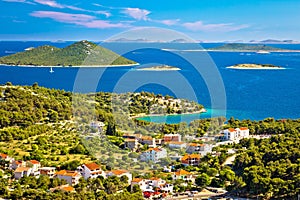 Kornati islands national park view from Drage