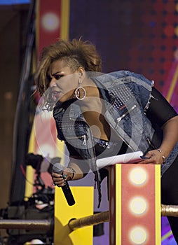 Kornelia Mango on a scene