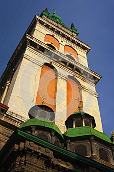 Kornyakt tower in the evening