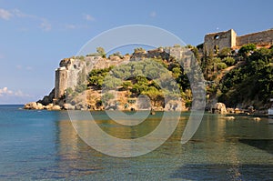 Koroni Castle in Messinia, Greece