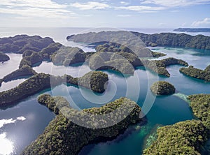 Koror Island in Palau. Archipelago, part of Micronesia Region