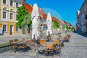 Koroska cesta street leading to glavni trg square in Maribor, Sl