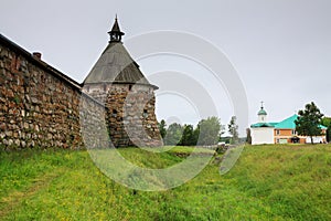 Korozhnaya tower of Solovetsky monastery