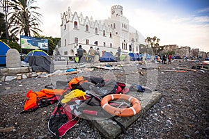 Kos island, Greece - European Refugee Crisis.