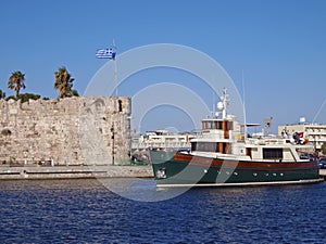 Kos town harbour