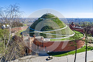 Kosciuszko Mound in Krakow, Poland