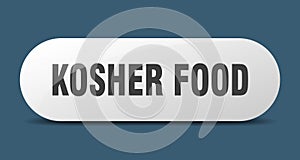 kosher food button. kosher food sign. key. push button.