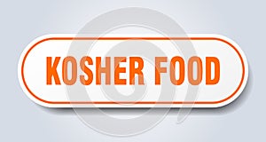 kosher food sticker.