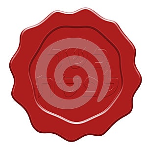 Kosher for Passover wax seal