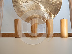 Koshi chimes and Gong sound healing instrument for ceremony