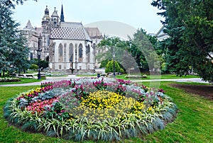 Kosice City autumn view