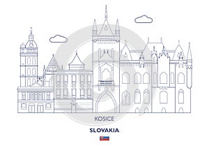 Kosice City Skyline, Slovakia photo