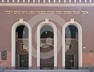 Židovská synagoga postavená v letech 1926-1927