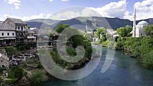 The Koski Mehmed Pasha Mosque in Mostar represents another extraordinary piece of Ottoman architecture in Bosnia and Herzegovina