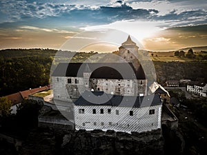 Kost castle is in north bohemia in Czech Republic