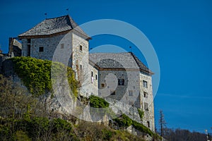 Kostel castle on a sunny day photo