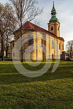 Kostel sv. Josefa church in Slezska Ostrava in Czech republic photo