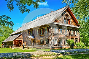 Large terem house in the Kostroma Sloboda Museum photo