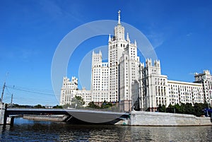 The Kotelnicheskaya Embankment Building in Moscow