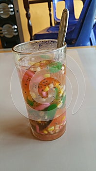 Koteng medan ice very delicious on a sunny day