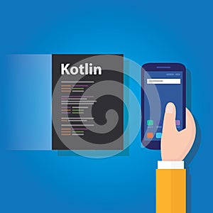 Kotlin mobile application programming language coding software technology