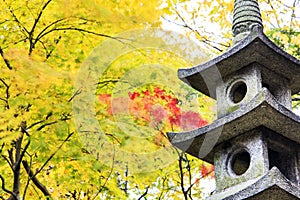 Kotoji Lantern in Kenrokuen garden