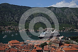 Kotor bay, Boka Kotorska, Montenegro, fjord