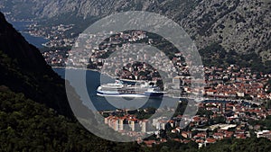 Kotor bay, Boka Kotorska, Montenegro, fjord