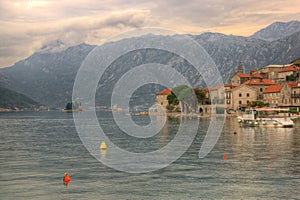 Kotor bay and Perast in Montenegro photo
